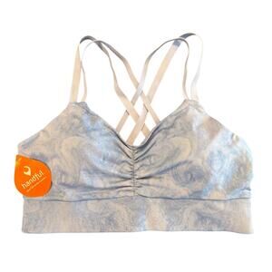 NWT Handful Double Down Sports Bra, Smoke Show, Women's Size Medium